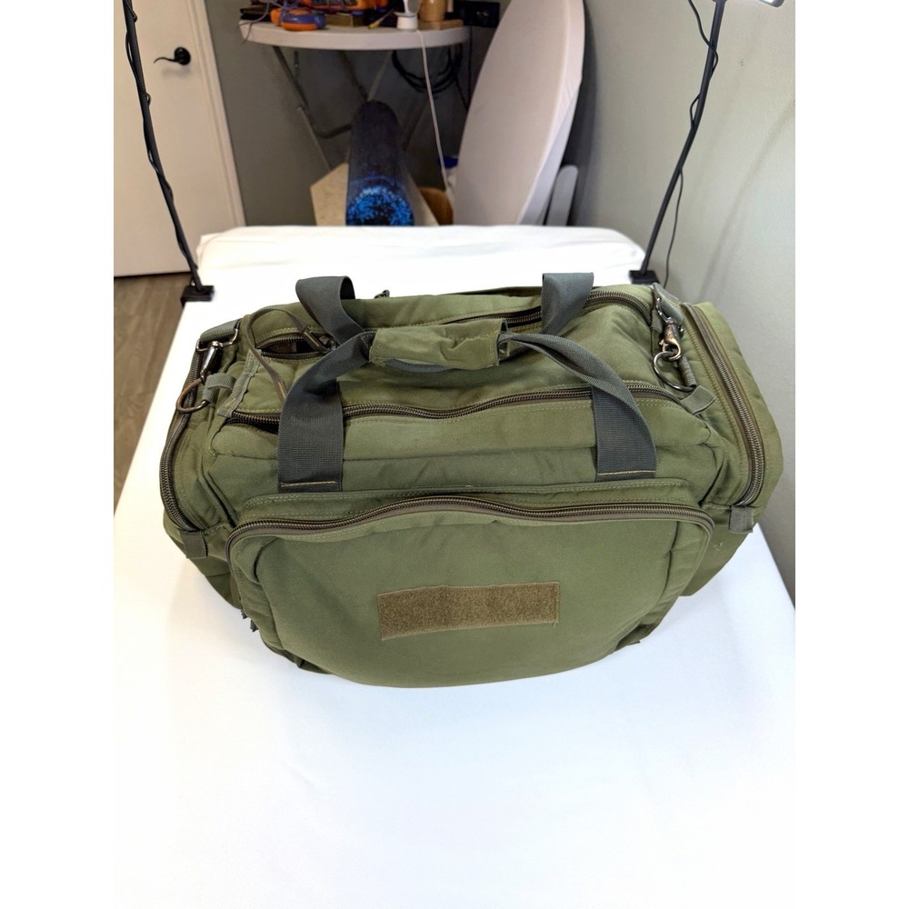 GPS Outdoors Green Tactical Gear Duffel Bag Ballistic Material Large